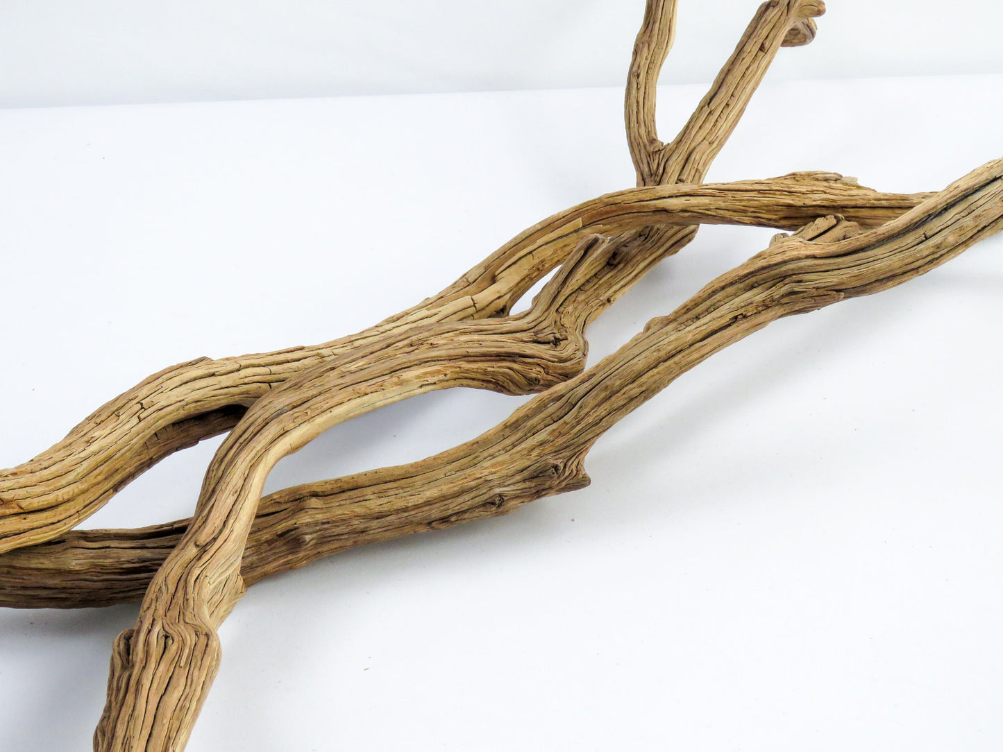 Aquarium Driftwood, (3 pc set), Fish Tank Wood, Reptile Habitat, Terrarium Hardscape, Smooth Vivarium Decor, Arizona Manzanita Branches,