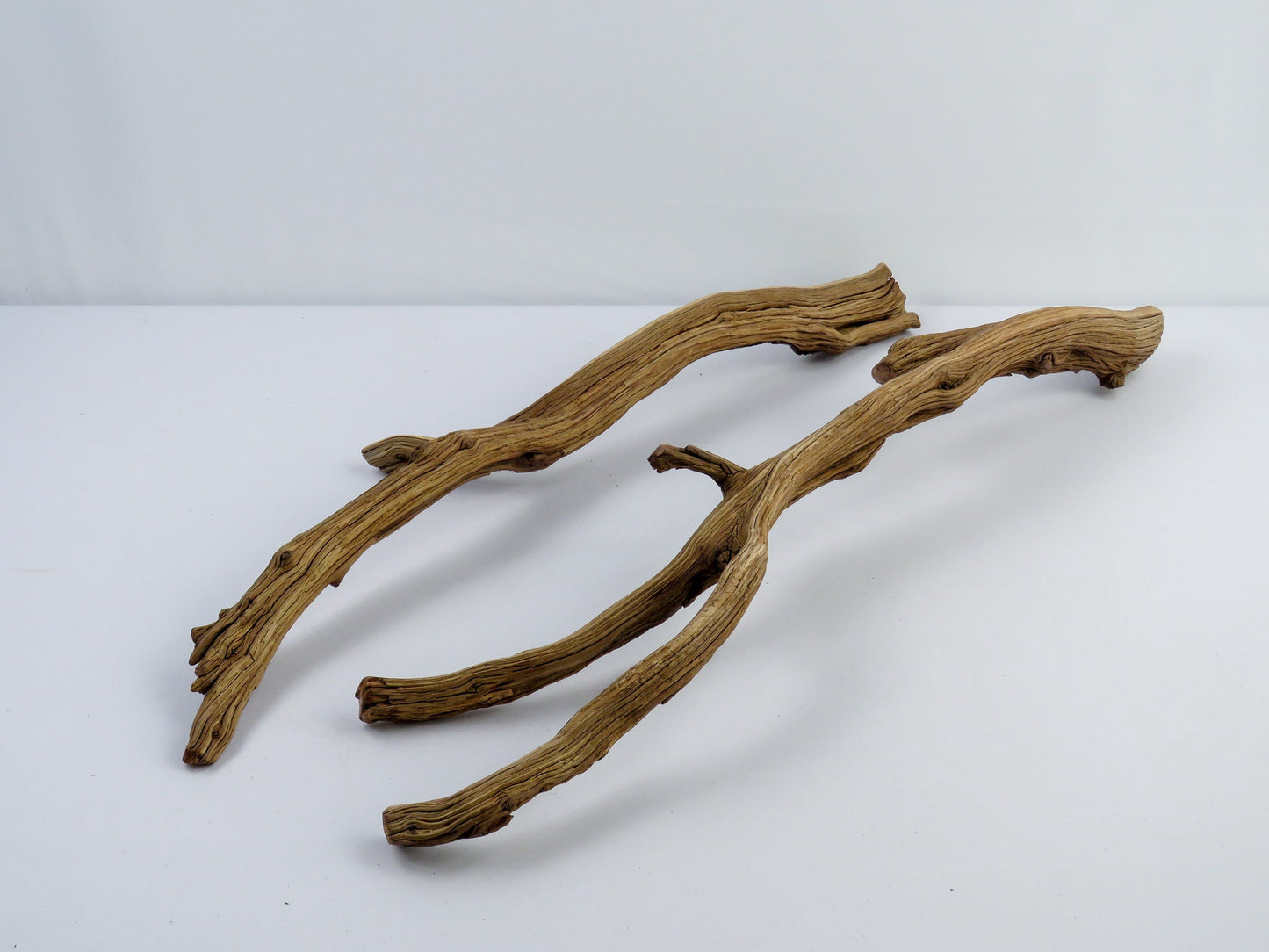 Bearded Dragon Driftwood, (2 pc set), Large Aquarium Driftwood, Reptile Habitat, Vivarium Decor, High Quality Arizona Manzanita Branches,