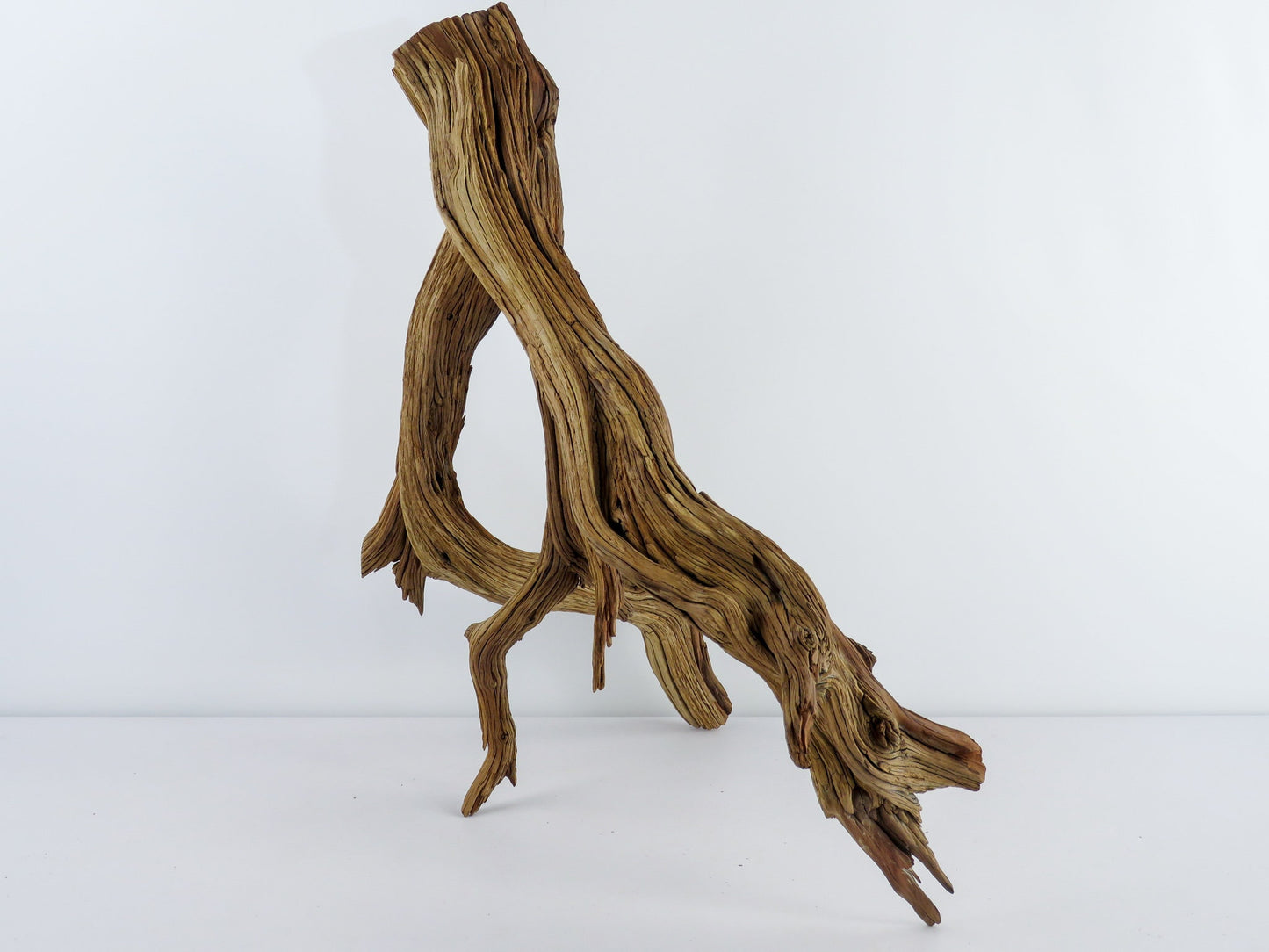 Large Weathered Driftwood (20") Fish Tank Decor, Reptile Tank Decor, Terrarium Decor, Vivarium Decor, High-Quality Arizona Manzanita Branch