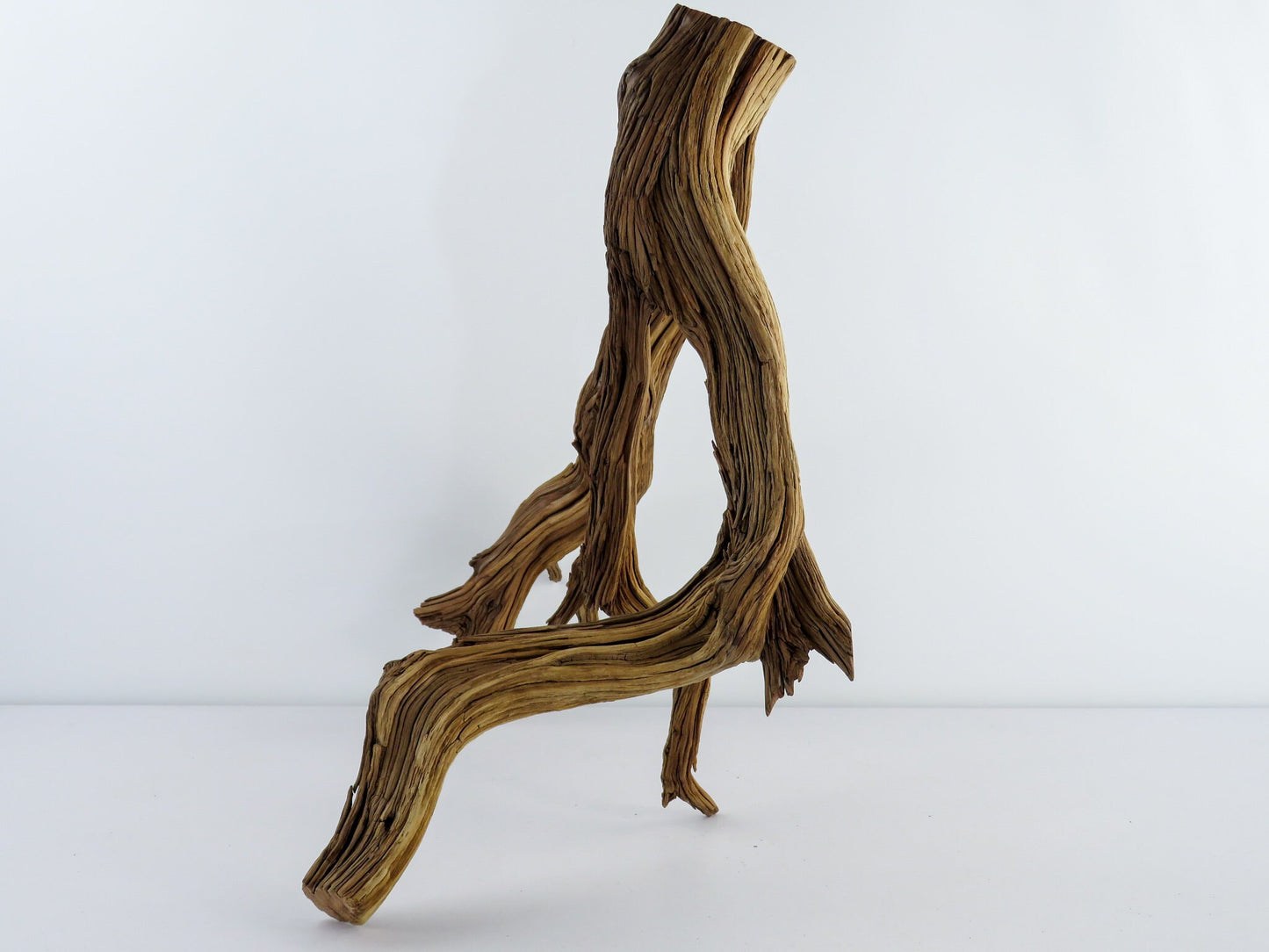 Large Weathered Driftwood (20") Fish Tank Decor, Reptile Tank Decor, Terrarium Decor, Vivarium Decor, High-Quality Arizona Manzanita Branch