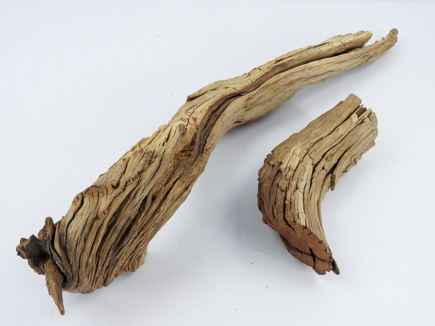 Manzanita Root Driftwood, (24" & 8"), Vivarium Decor, High-Quality Arizona Manzanita Driftwood, Driftwood Sculpture, Aquarium Driftwood