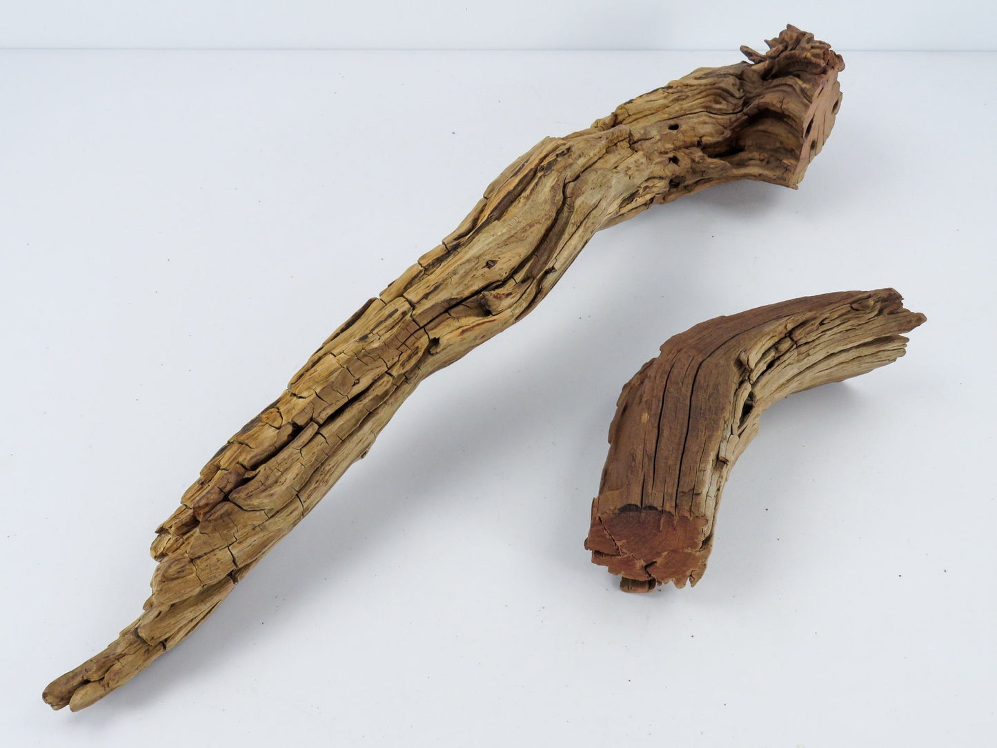 Manzanita Root Driftwood, (24" & 8"), Vivarium Decor, High-Quality Arizona Manzanita Driftwood, Driftwood Sculpture, Aquarium Driftwood