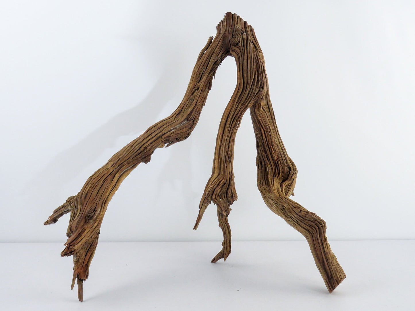 Large Weathered Driftwood (20") Fish Tank Decor, Reptile Tank Decor, Terrarium Decor, Vivarium Decor, High-Quality Arizona Manzanita Branch