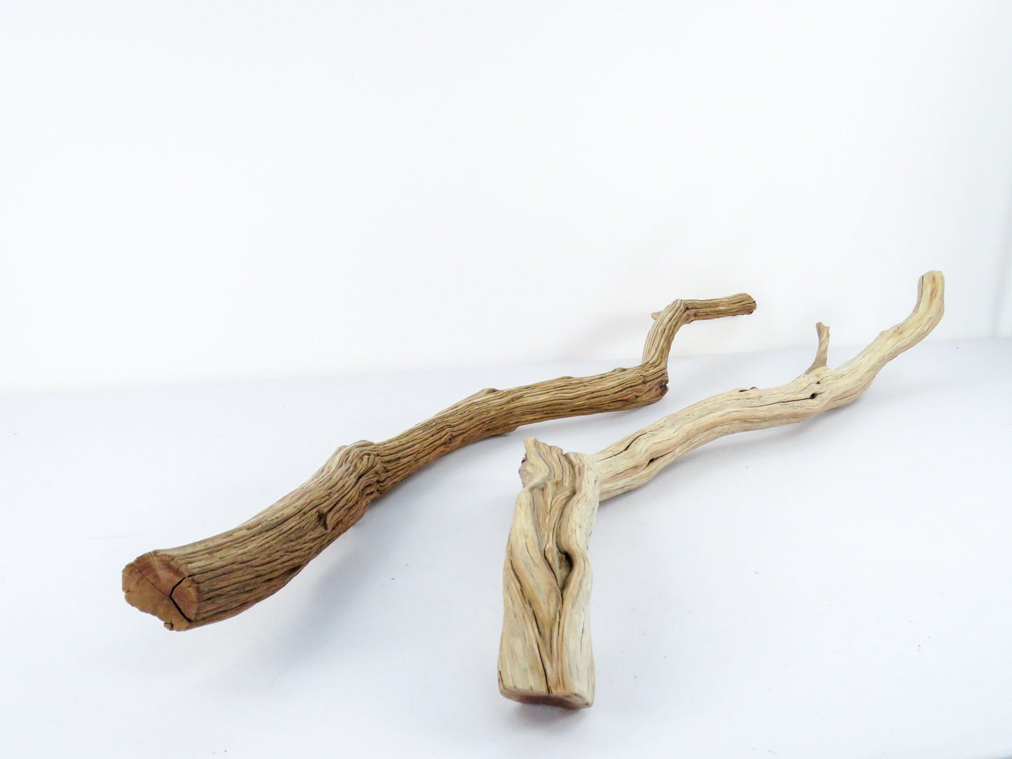 Large Manzanita Aquarium Driftwood, (2pc set) Reptile Terrarium, Driftwood Decor, Vivarium Wood, High-Quality Arizona Manzanita Branches