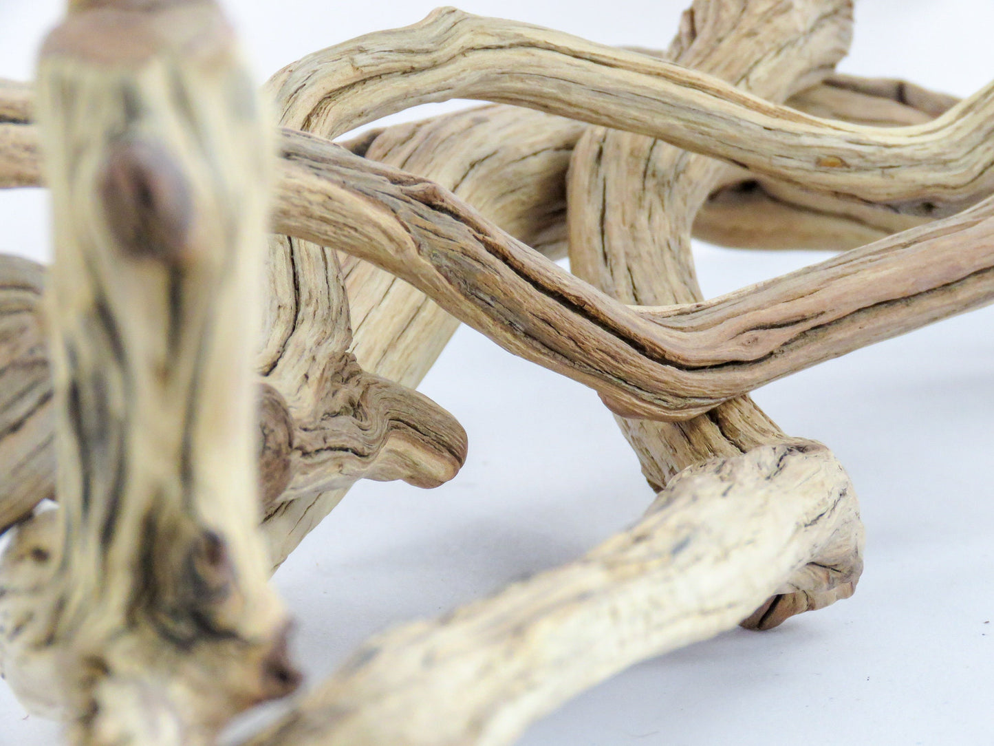 Manzanita Driftwood Sticks, (4 pc set), Reptile Terrarium, Driftwood Decor, Vivarium, Aquarium Wood, High-Quality Arizona Manzanita Branches