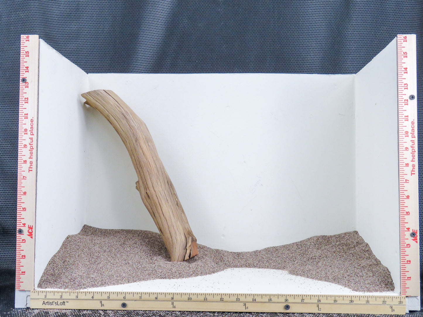 Smooth Manzanita Aquarium Driftwood log, (16"), Reptile Terrarium, Driftwood Decor, Vivarium Wood, High-Quality Arizona Manzanita Branches