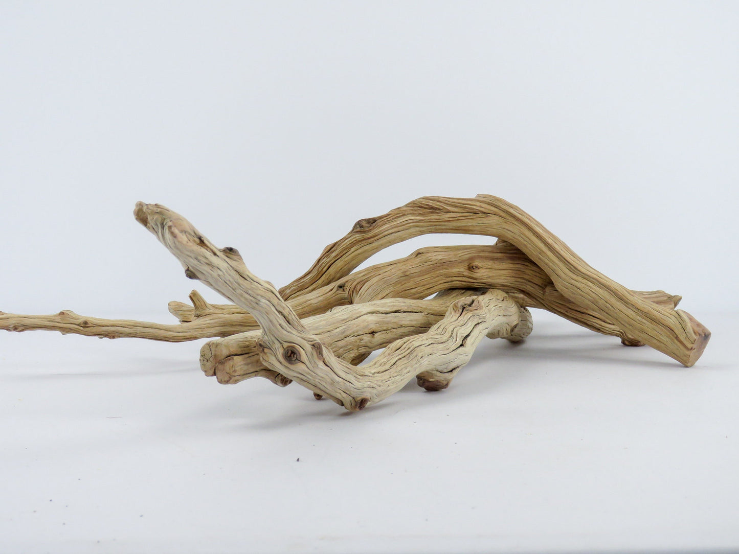 Manzanita Aquarium Driftwood, (4pc set), Reptile Terrarium, Driftwood Decor, Vivarium Wood, High-Quality Arizona Manzanita Branches
