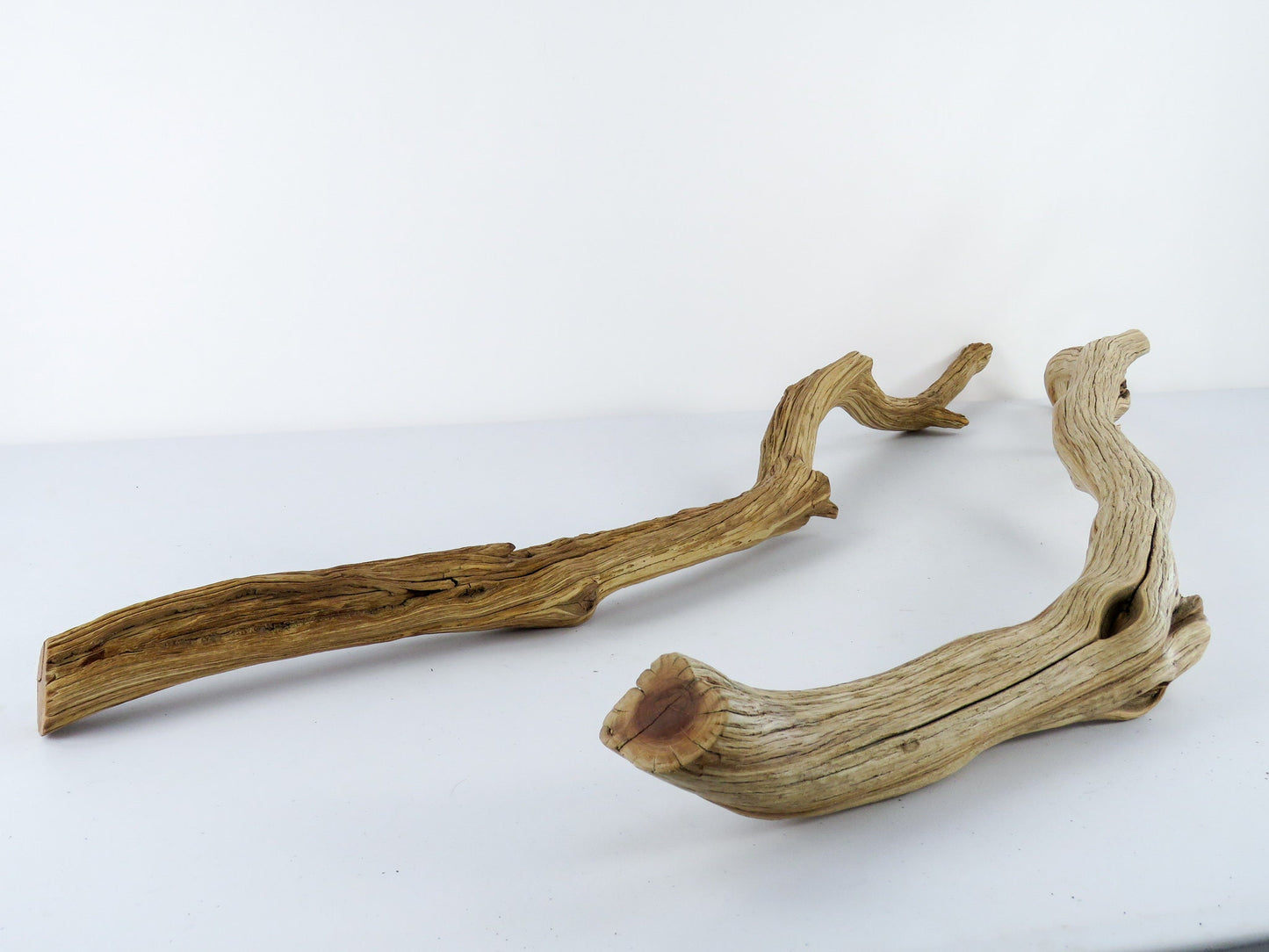 Large Manzanita Aquarium Driftwood, (2pc set) Reptile Terrarium, Driftwood Decor, Vivarium Wood, High-Quality Arizona Manzanita Branches
