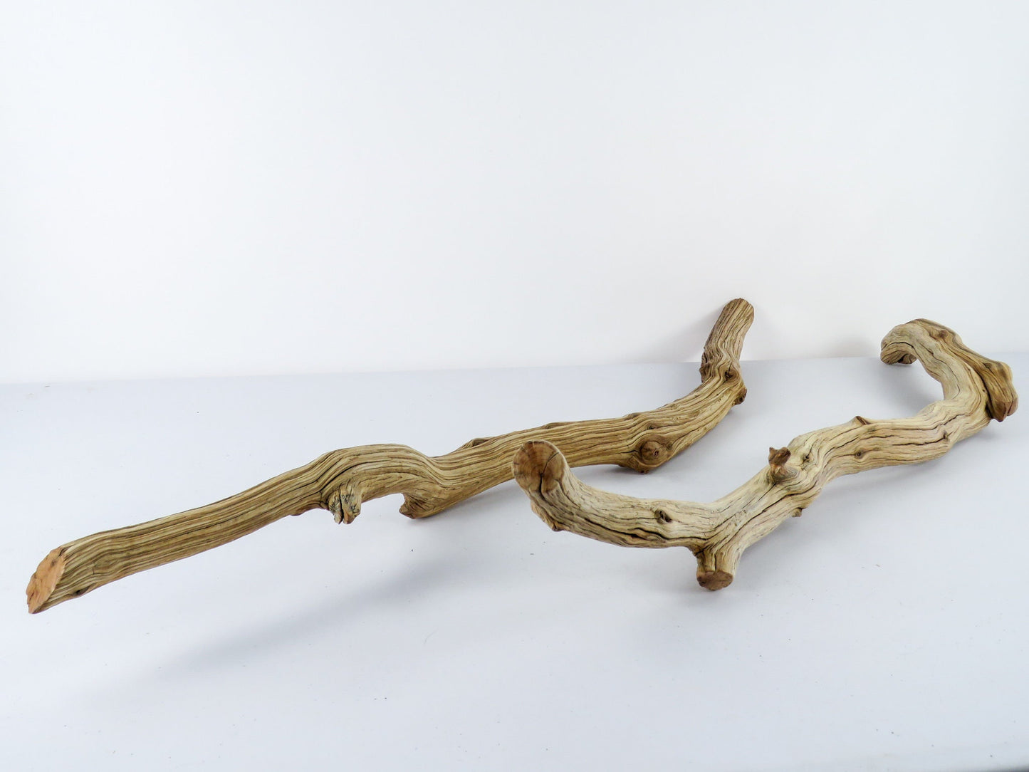 Large Manzanita Aquarium Driftwood, (2pc set) Reptile Terrarium, Driftwood Decor, Vivarium Wood, High-Quality Arizona Manzanita Branches
