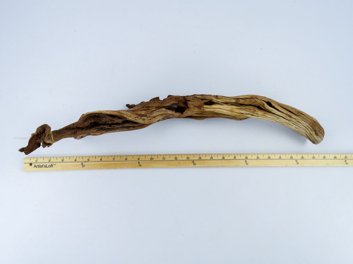 Unique Driftwood with Root, (22"), Reptile Tank Decor, Aquarium, Vivarium Decor, Terrarium Decor, High-Quality Arizona Manzanita Driftwood