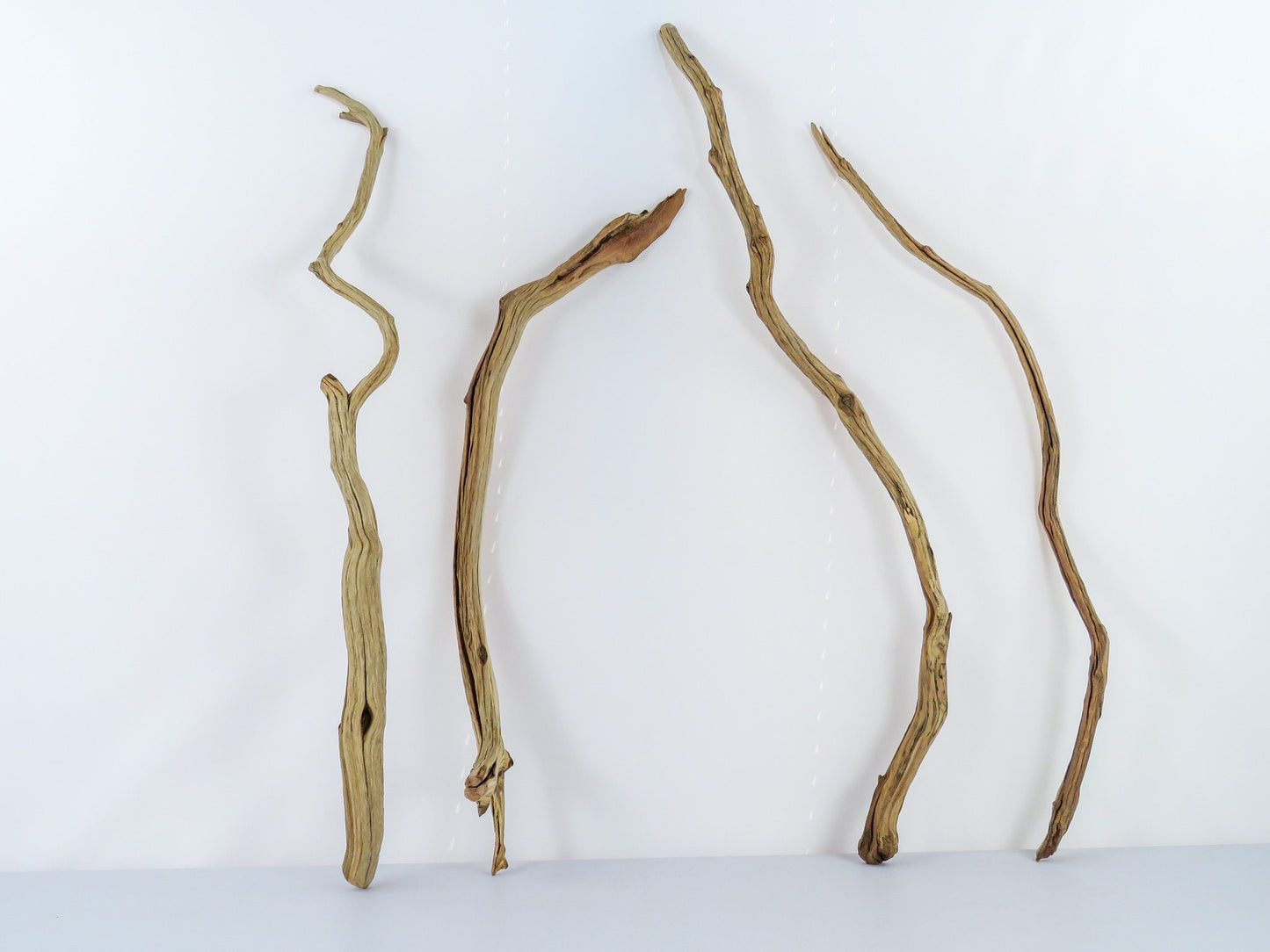 Manzanita Driftwood Sticks, (4 pc set), Reptile Terrarium, Driftwood Decor, Vivarium, Aquarium Wood, High-Quality Arizona Manzanita Branches
